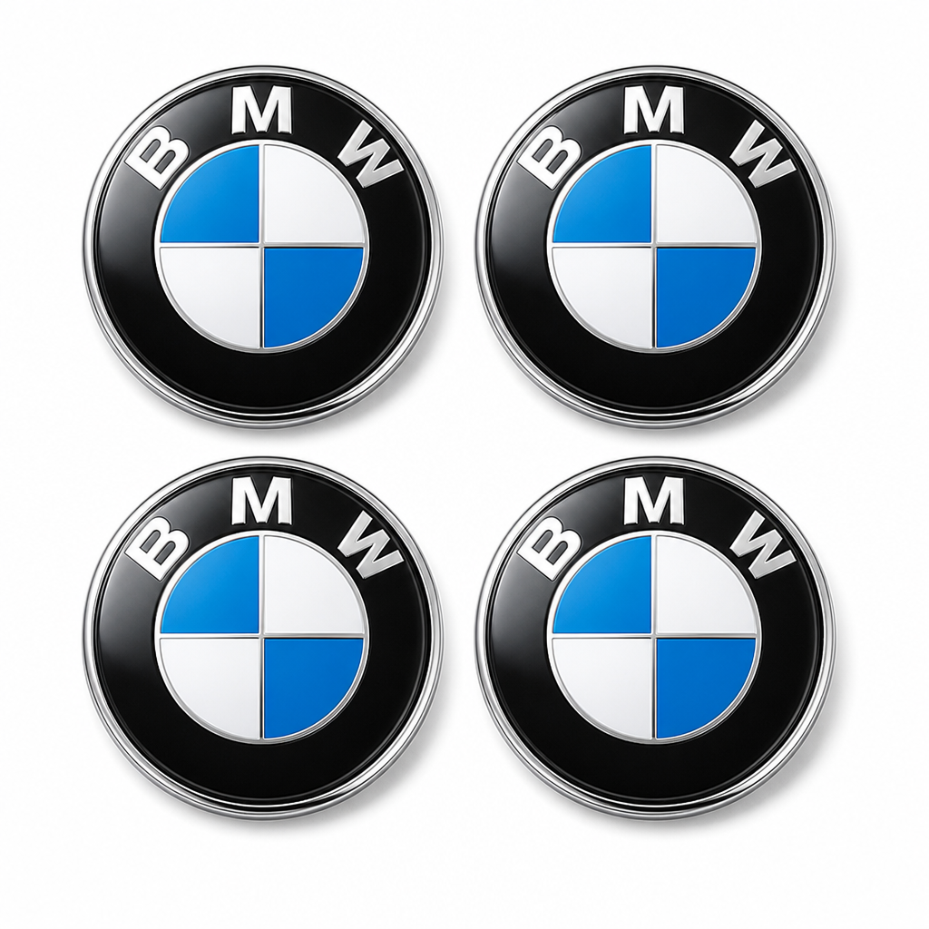 BMW niebiesko-białe